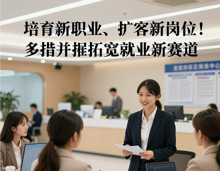 培育新职业、扩容新岗位！多措并举拓宽就业新赛道